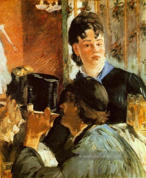 Die Kellnerin Realismus Impressionismus Edouard Manet Ölgemälde